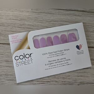 NEW Color Street Fashion Prague-er Lavender Purple Nail Polish Strips Retired